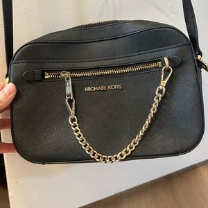 Michael Kors Jet Set Large Saffiano Leather Crossbody Bag